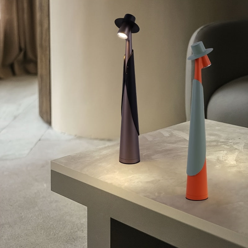 Artistic LED Desk Lamp | Rechargeable Touch Control Table Lamp with Modern Design for Ambient Lighting 1 | uu1780333007292887887,Hs1780333007292326778,lD1780333007292781317,Ni1780333007292227950,CV1780333007292669330