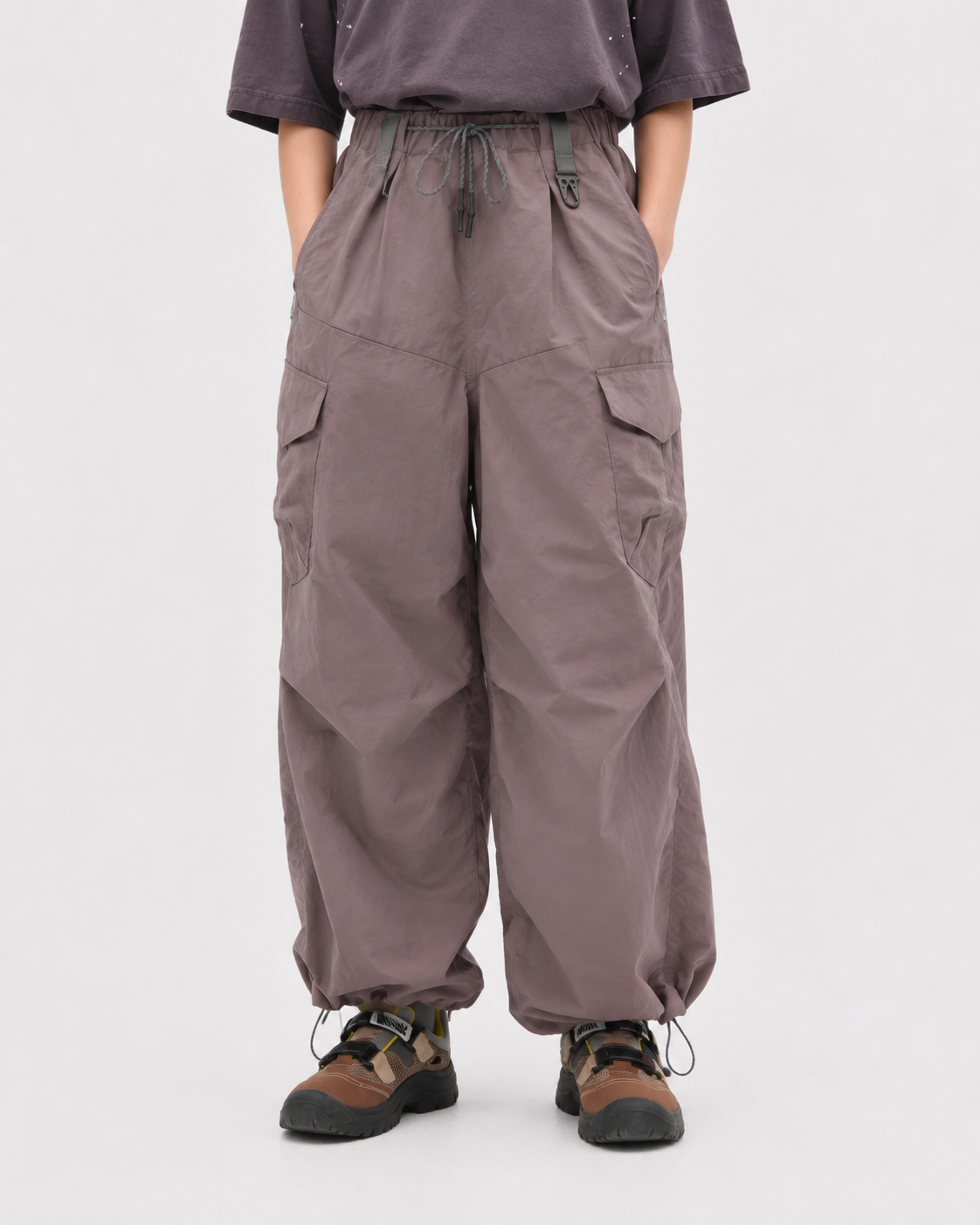 Pact water-repellent cargo trousers — Haze Purple # Colour_Haze Purple