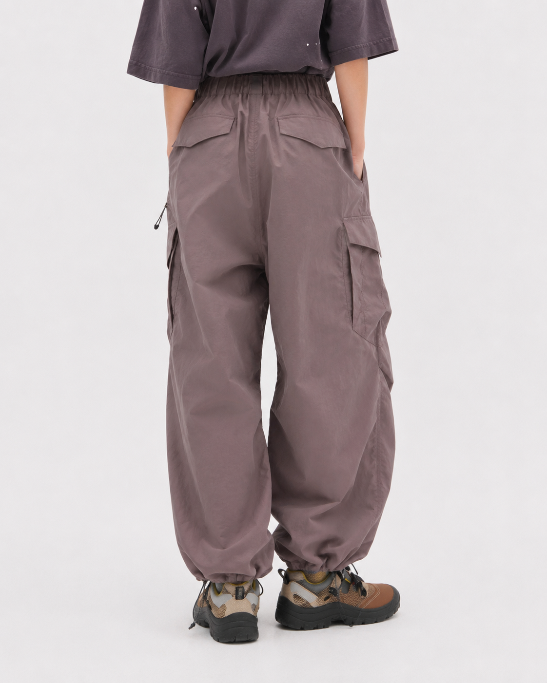 Pact water-repellent cargo trousers — Haze Purple # Colour_Haze Purple