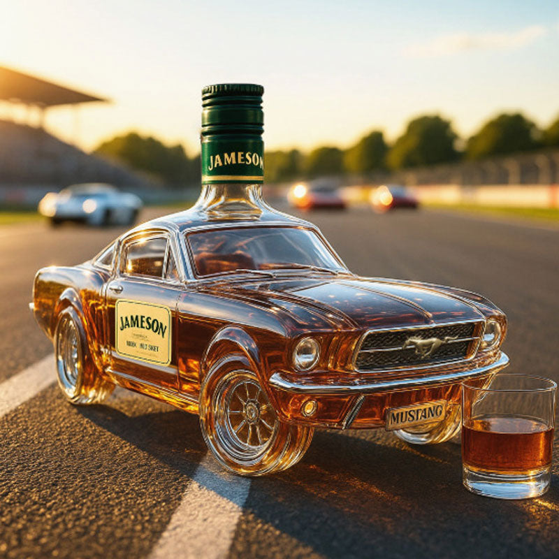 Classic Car Collection | Whiskey Decanter with Premium Glass Design | Unique Mustang Car Silhouette for Home Bars 5 | ud1780390128208674050,Tj1780390128208765763,ce1780390128208856846,or1780390128208947530