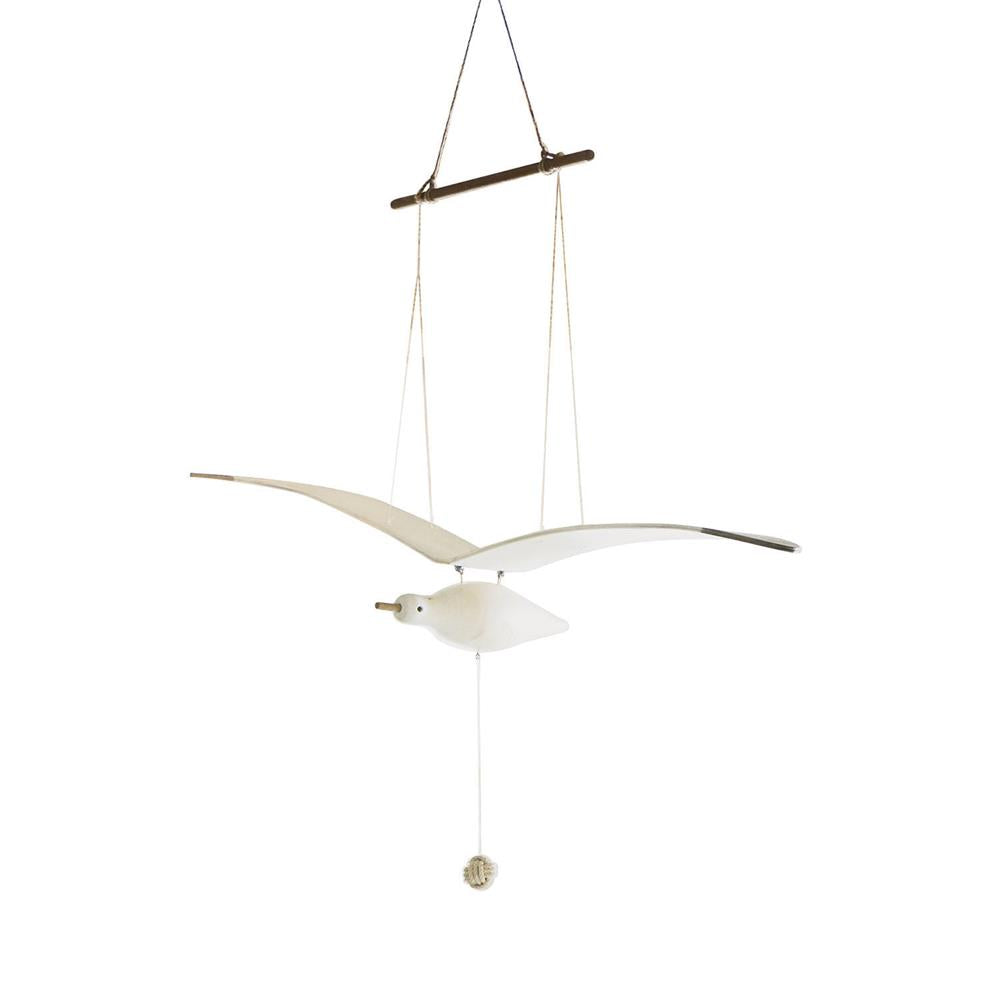 Coastal Drift | Wooden Gull Ornament with Articulated Wings | Unique Eco-Friendly Decor for Home 0 | jG1780481832140587302