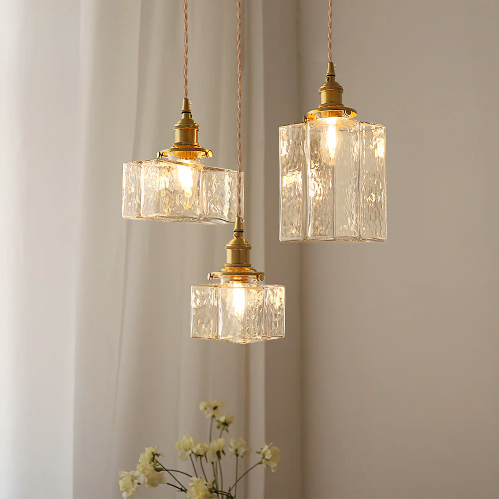 Elegant Brass & Glass Pendant Light with Geometric Design | Stunning Kitchen Pendant Lighting for Modern Spaces 2 | cb1780481832139057714,Zh1780481832139145602,nY1780481832139233470