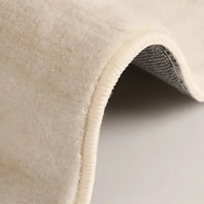 Elegant Cream Irregular Shaped Area Rug with Non-Slip Backing | Soft Texture for Modern Interiors 4 | fz1780333007280878654,sH1780333007280978172,dh1780333007281074473,Hk1780333007281181123,qD1780333007281280052,XA1780333007281388741
