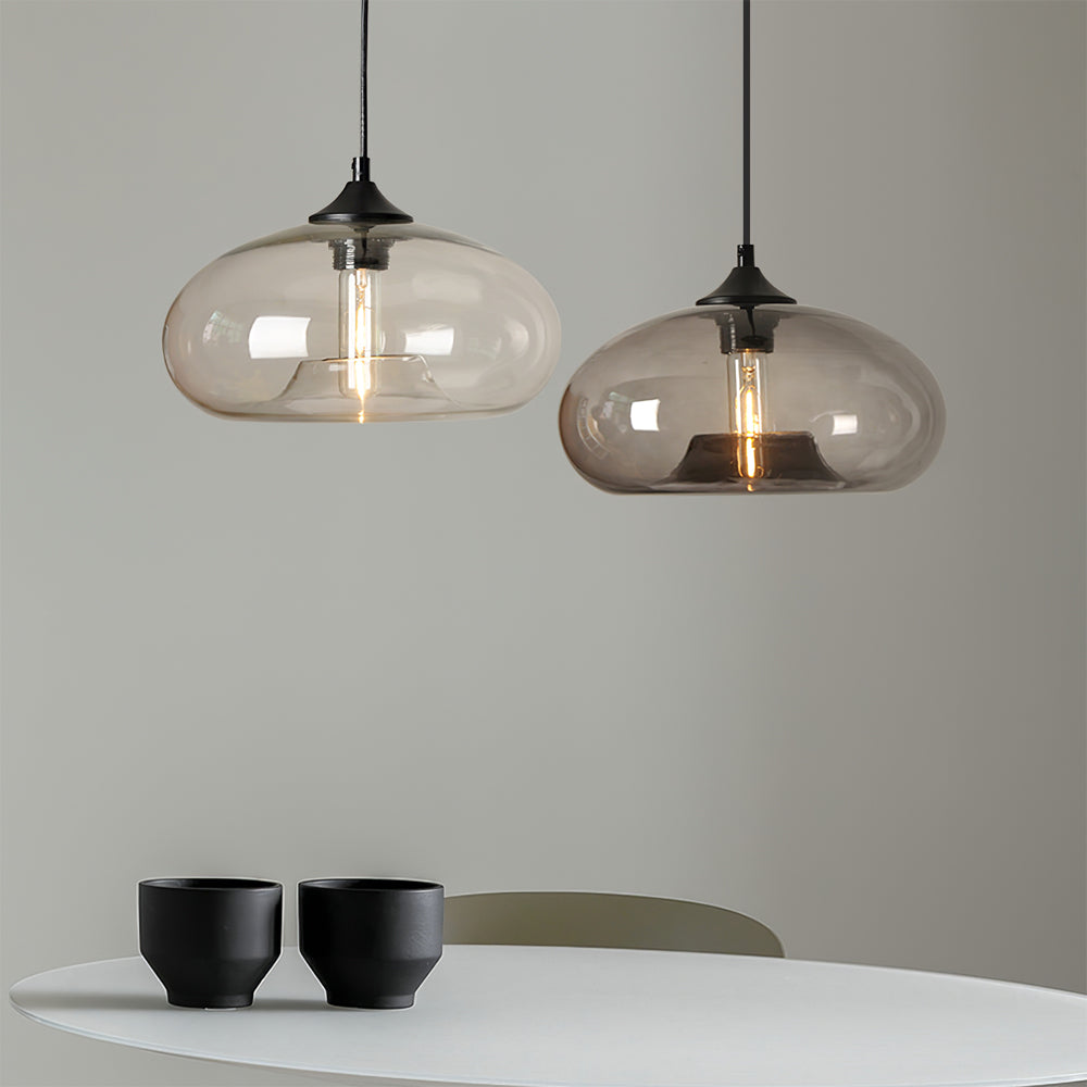 Elegant Glass Pendant Lighting with Adjustable Height | Modern Design for Kitchen and Home Decor 2
