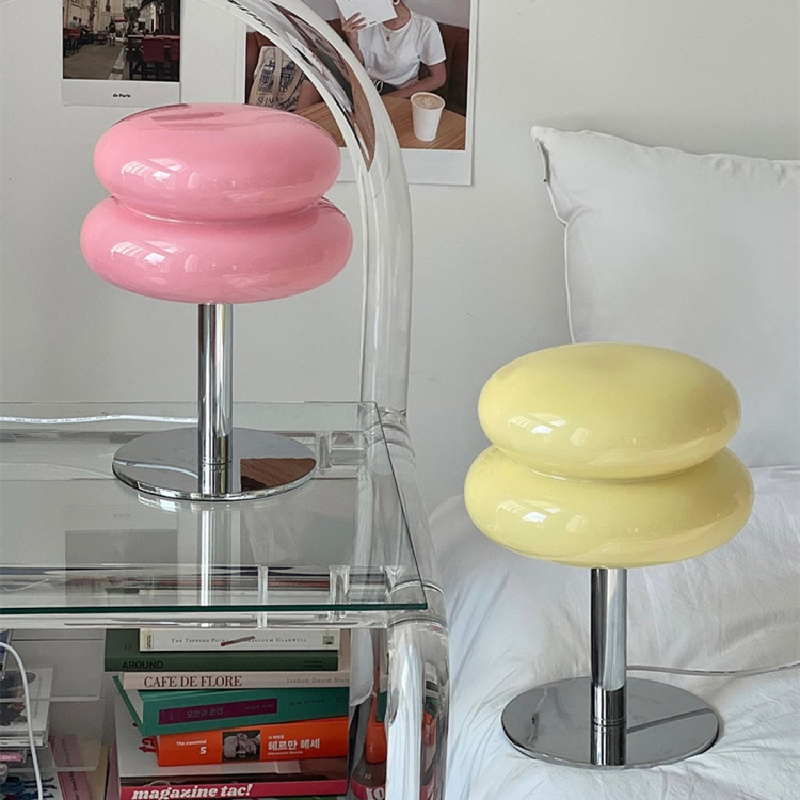 Elegant Glass Table Lamp | Modern Retro Design with Soft LED Glow | Stylish Accent Light for Cozy Ambiance 2 | BB1780333007287913640,af1780333007288007034,eB1780333007288099958,pn1780333007288192852
