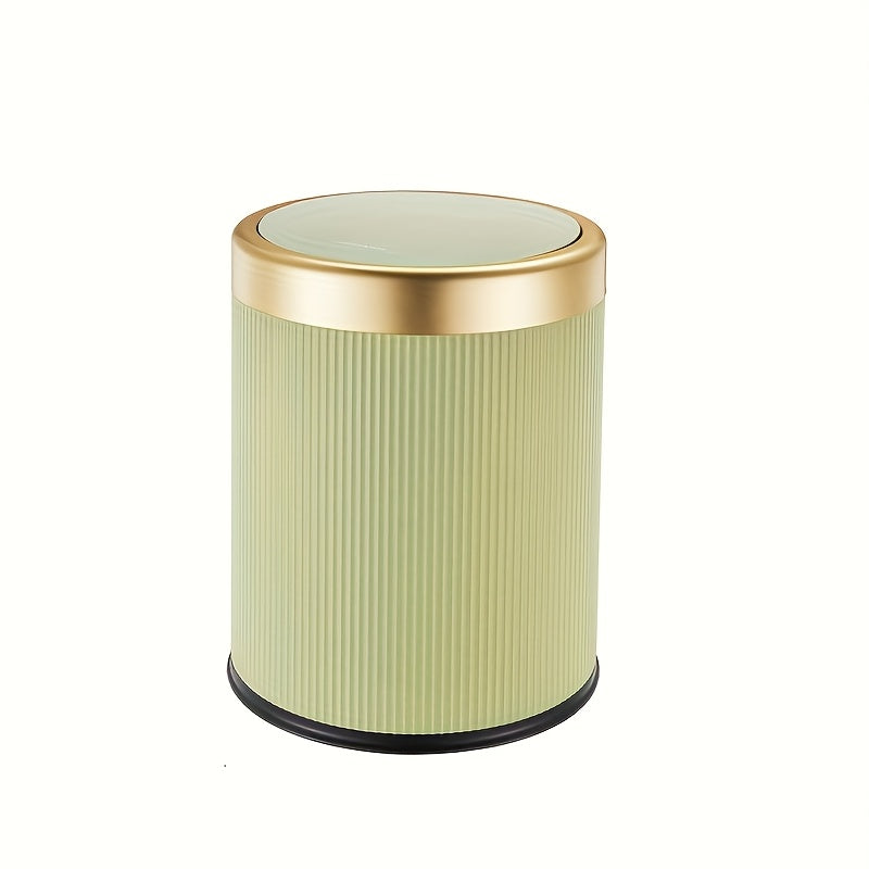 Elegant Oval Trash Can | Press-Top Waste Bin with Odour-Sealing Design | Stylish Solution for Clean, Modern Spaces 6 | JX1780333007281680870,Uf1780333007281490187,nG1780333007281585628
