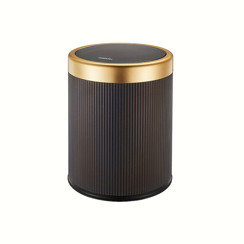 Elegant Oval Trash Can | Press-Top Waste Bin with Odour-Sealing Design | Stylish Solution for Clean, Modern Spaces 7 | JX1780333007281680870,Uf1780333007281490187,nG1780333007281585628