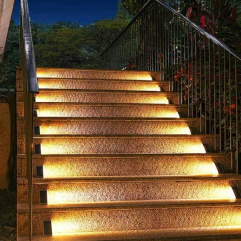 Elegant Solar Step Lights | LED Outdoor Stair Lights with Easy Installation | Weather Resistant for Safety and Ambiance 1 | Gu1780390128198174535,Lg1780390128197988701,Re1780390128198080404
