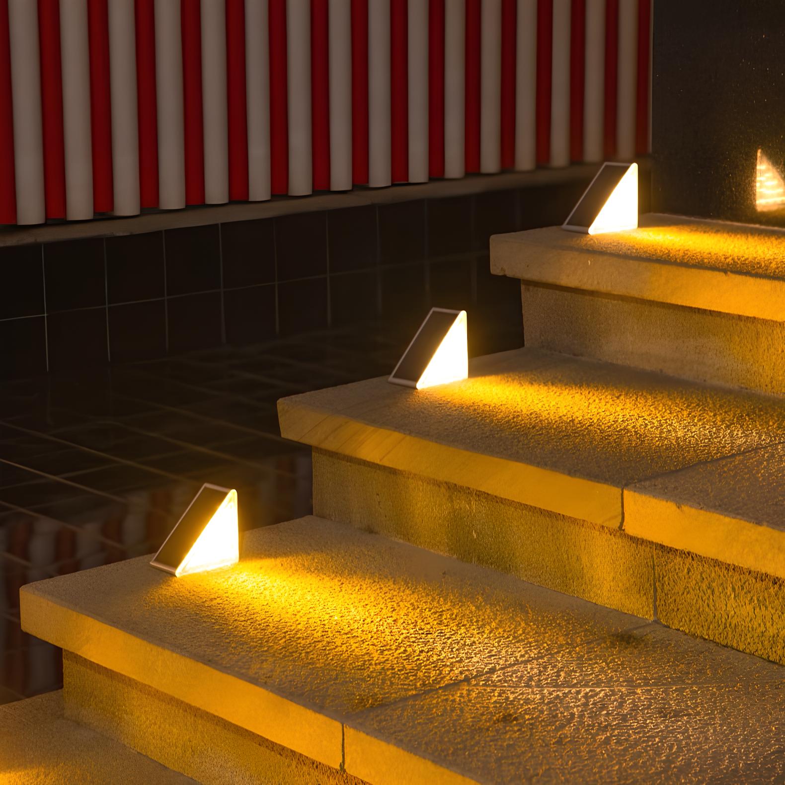 Elegant Solar Step Lights | LED Outdoor Stair Lights with Easy Installation | Weather Resistant for Safety and Ambiance 4 | Gu1780390128198174535,Lg1780390128197988701,Re1780390128198080404