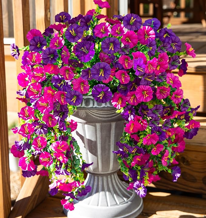 Everbloom Cascades | Artificial Flowers Bouquet with Realistic Detail | UV-Resistant Faux Floral Decor for Indoor & Outdoor Use 0 | Uc1780390415018800212,Ix1780390415018905527,GW1780390415019000839,ZS1780390415019095120,aN1780390415019189642,XW1780390415019283623,OL1780390415019376354
