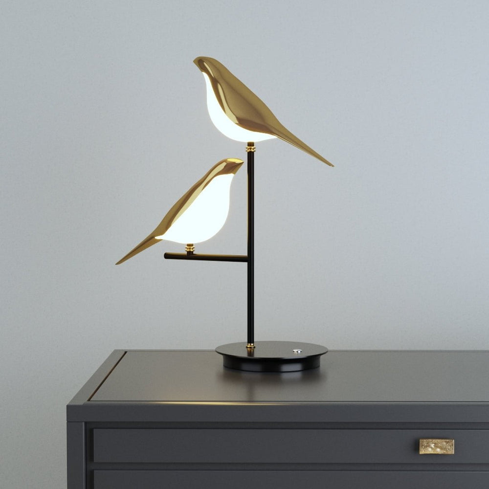 Golden Birdlight | LED Wall Sconce with Unique Bird Design | Modern Nordic Wall Lighting for Cozy Ambience 0