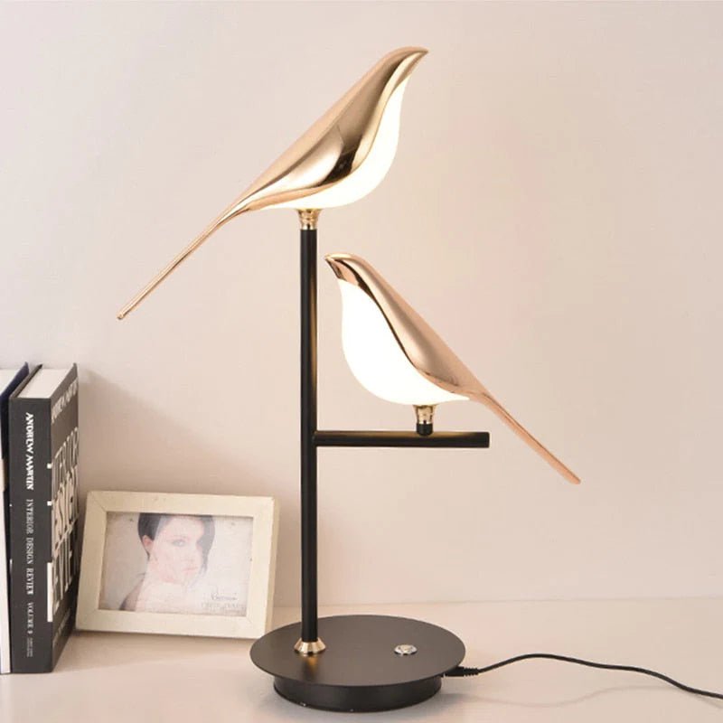 Golden Birdlight | LED Wall Sconce with Unique Bird Design | Modern Nordic Wall Lighting for Cozy Ambience 2 | qU1780333007291029391