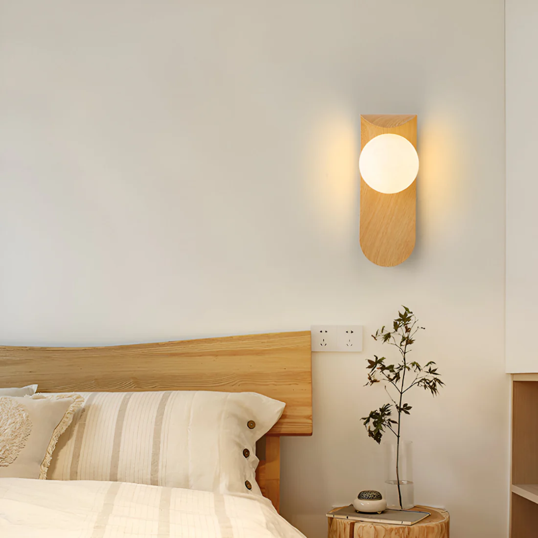Icar | Scandinavian LED Wall Lamp with Wooden Design & Ambient Glow | Perfect for Modern Spaces 2 | sG1780333007300881345,lZ1780333007300983470