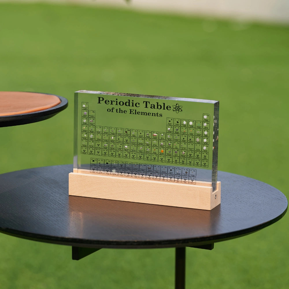 Innovative Periodic Table Display | 83 Real Elements with Integrated Lighting | Educational Decor for Science Enthusiasts 6