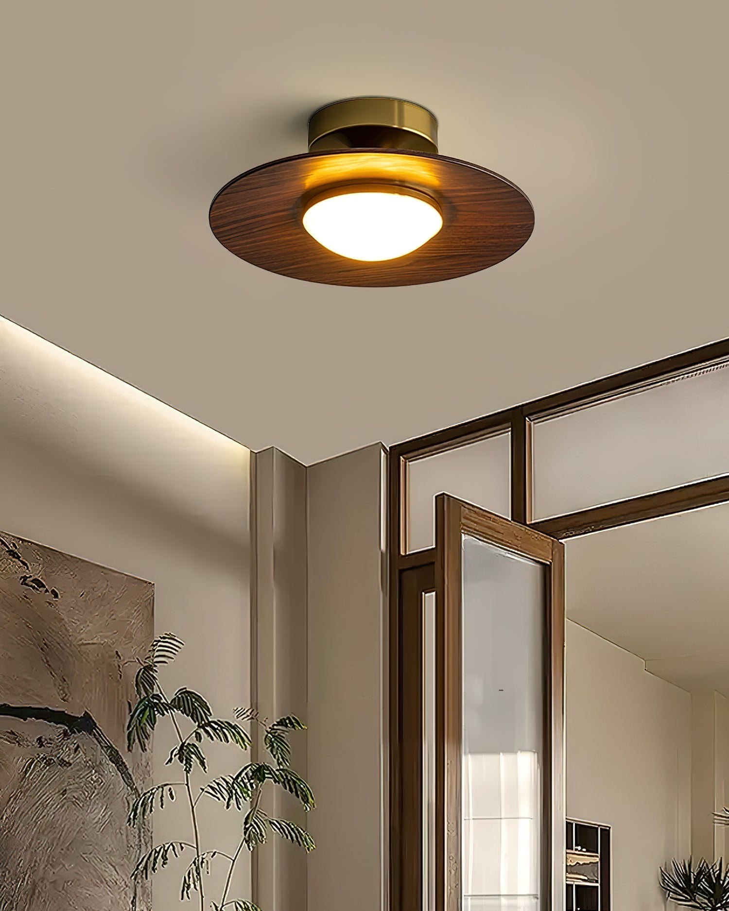 Modern Flush Mount Ceiling Light | LED Fixture with Dimmable Feature | Ideal Ambient Lighting for Any Room 2 | xC1780481832136796405,HD1780481832136933085