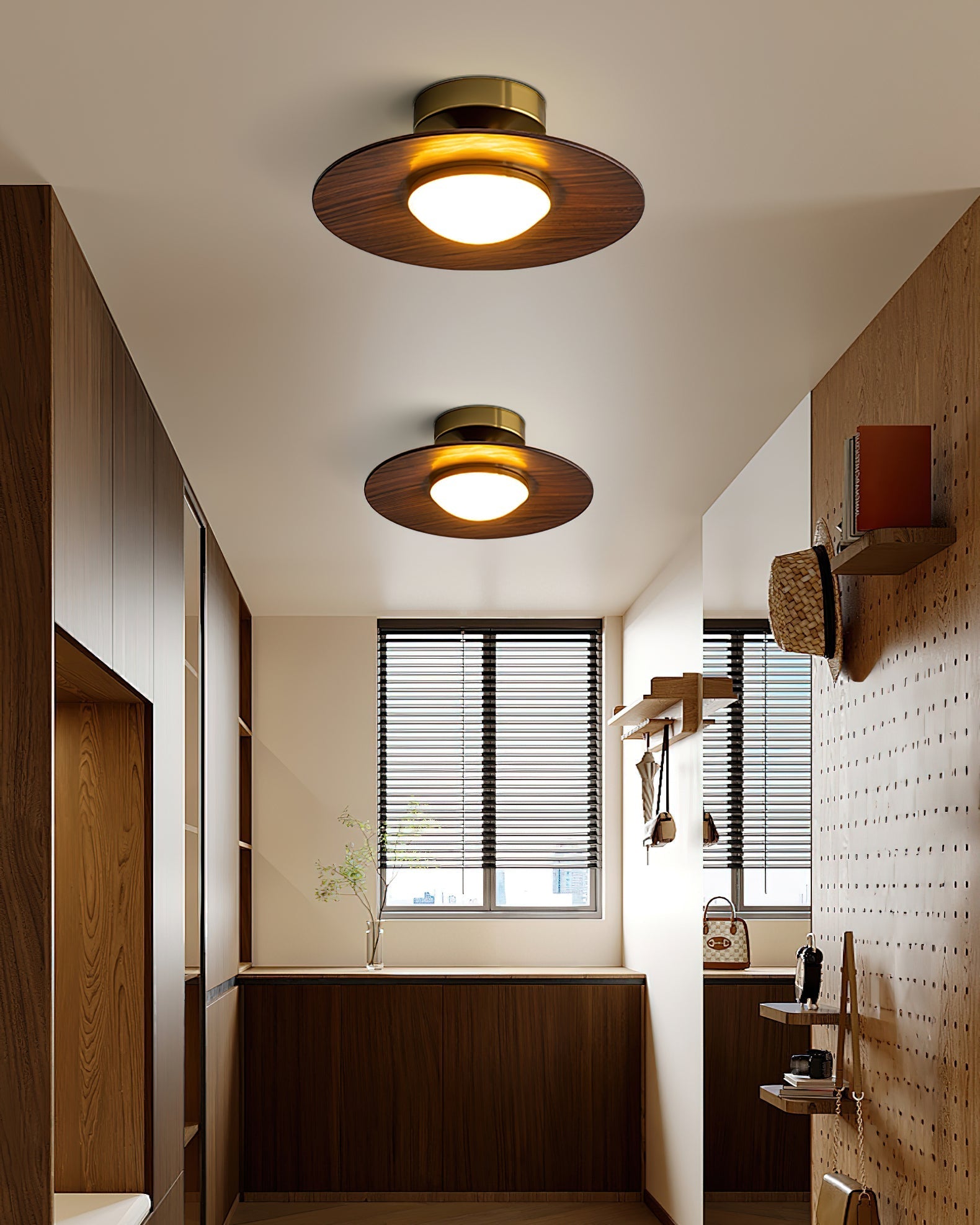 Modern Flush Mount Ceiling Light | LED Fixture with Dimmable Feature | Ideal Ambient Lighting for Any Room 3 | xC1780481832136796405,HD1780481832136933085