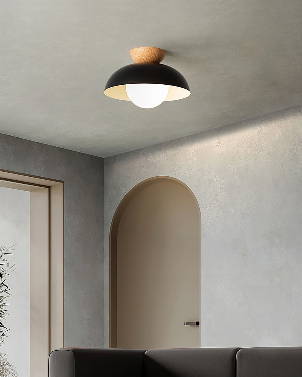 Modern Flush Mount Ceiling Light with Warm LED Glow | Sleek Fixture for Cozy Indoor Spaces 3