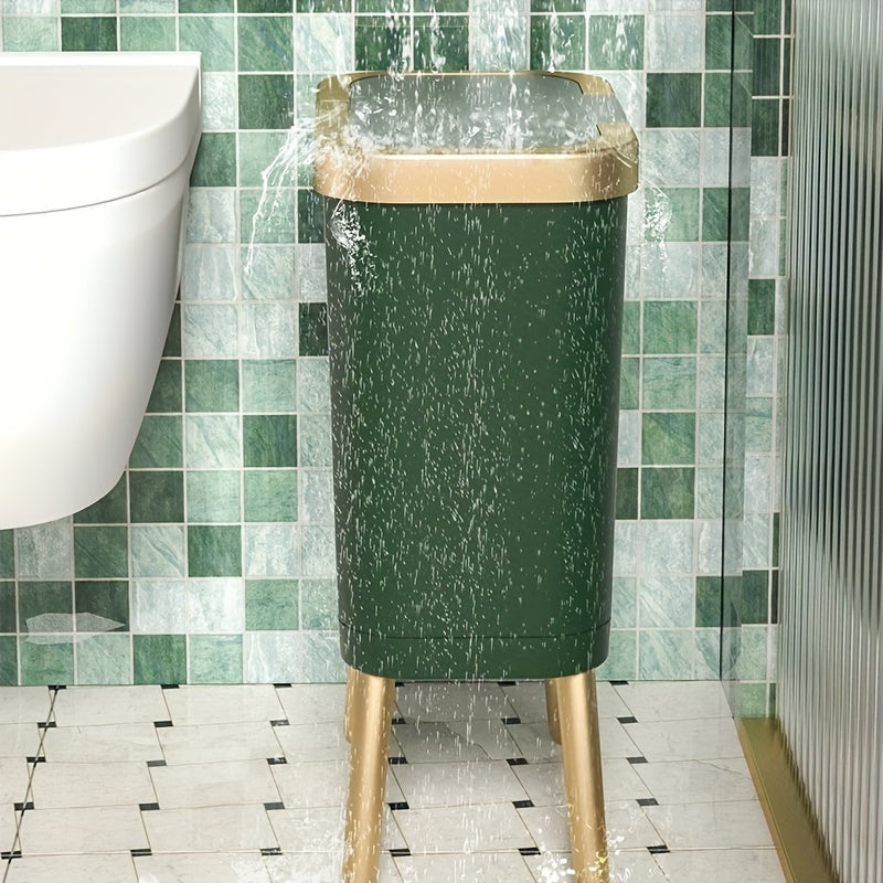 Modern Odour-Sealing Trash Can | 15L Stylish Garbage Bin with Elevated Legs | Space-Saving Design for a Clean Home 5 | Mn1780333007288587046,QW1780333007288396792,yW1780333007288492773,qJ1780333007288679340