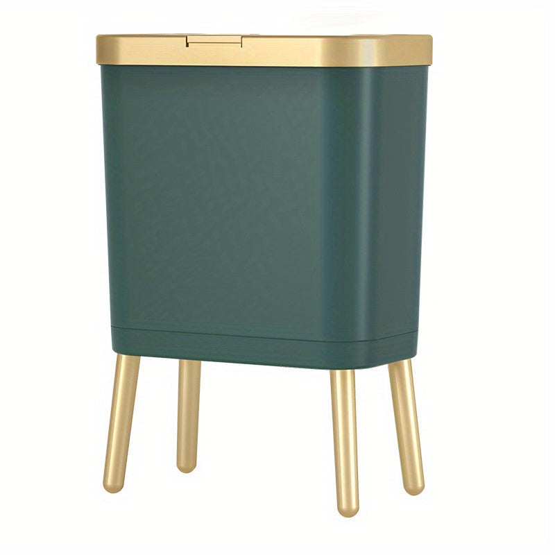 Modern Odour-Sealing Trash Can | 15L Stylish Garbage Bin with Elevated Legs | Space-Saving Design for a Clean Home 7 | Mn1780333007288587046,QW1780333007288396792,yW1780333007288492773,qJ1780333007288679340