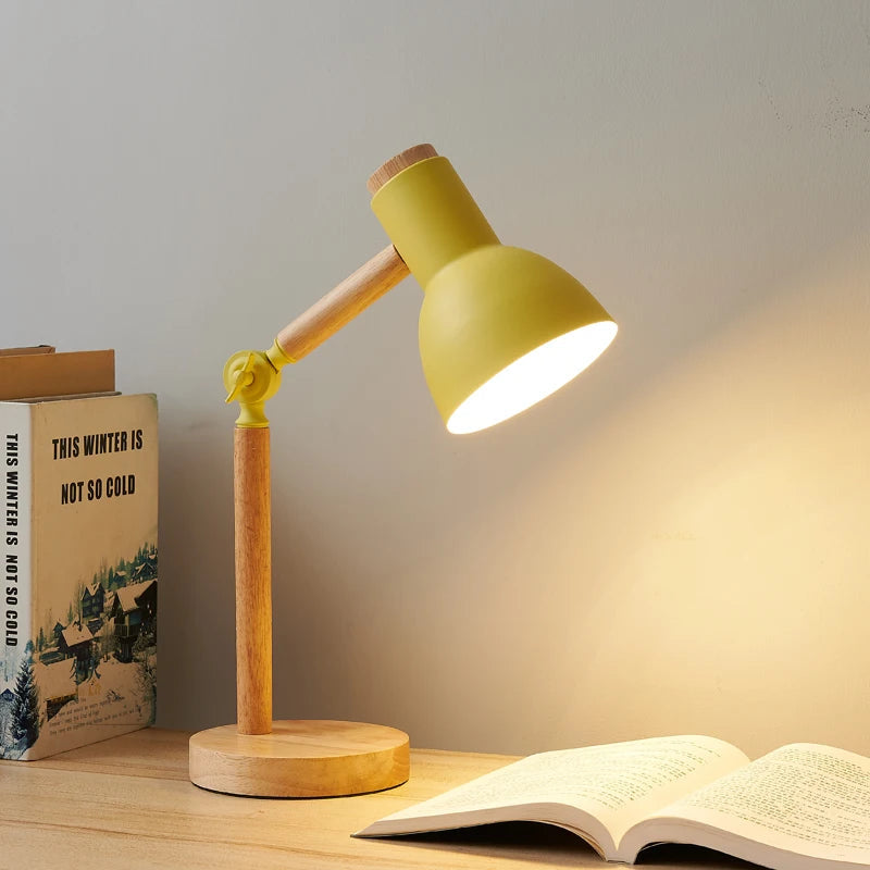 Nordic Wooden Desk Lamp | Adjustable Bedside Table Lamp with Eye-Friendly Glow | Perfect for Study and Relaxation 3 | fD1780333007297744254,WR1780333007297311076,WM1780333007297523339,SD1780333007297886972,aB1780333007294264361