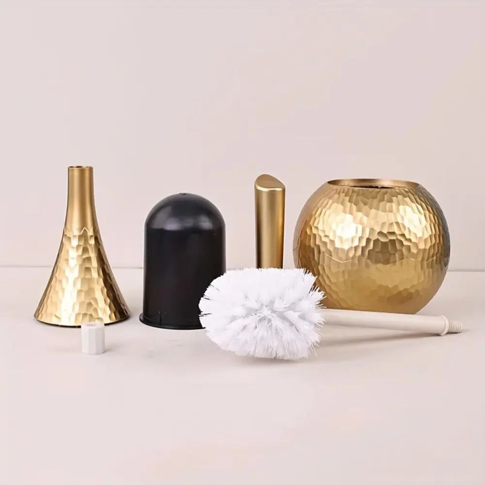 GleamSweep – Long-Handle Toilet Brush with Freestanding Holder