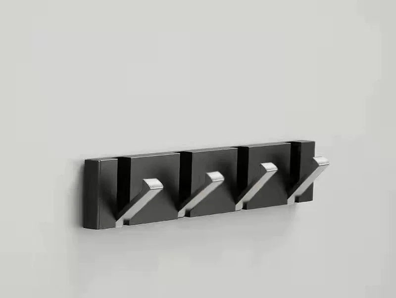 SleekMount – Folding Aluminium Robe & Towel Hooks