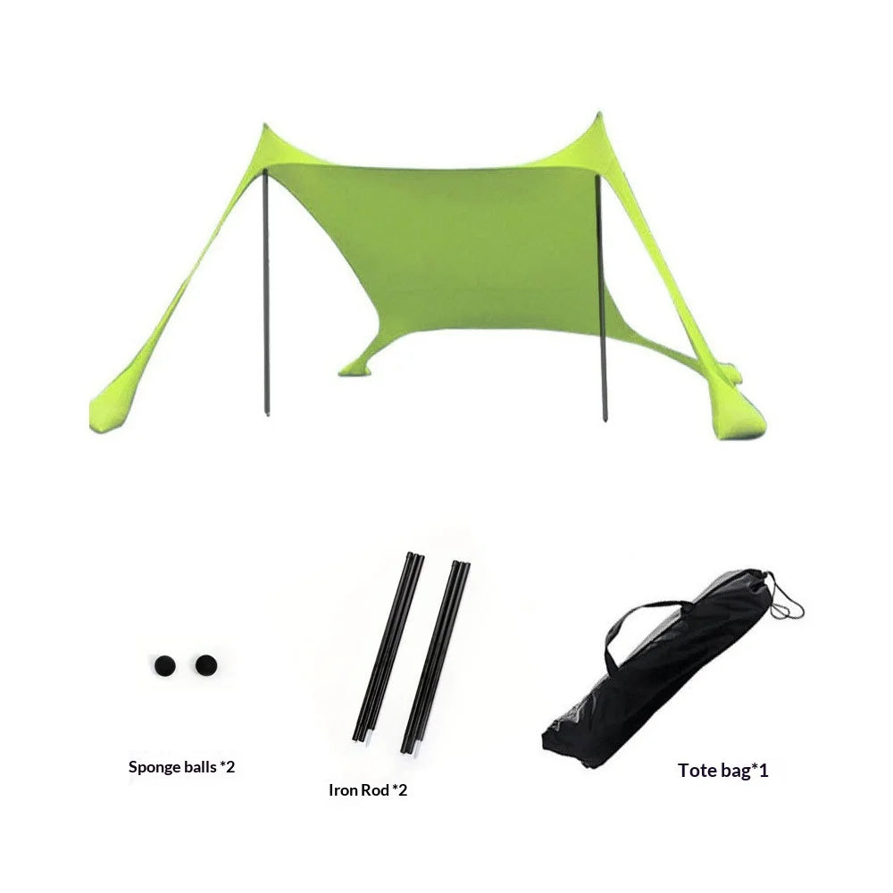 Beach Sun Shade Canopy – Lightweight UV Shelter with Carry Bag