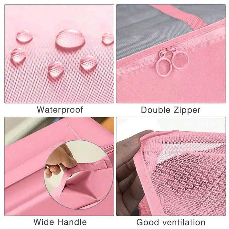 Travel Packing Cubes Set – Foldable Oxford Luggage Organisers for Suitcases