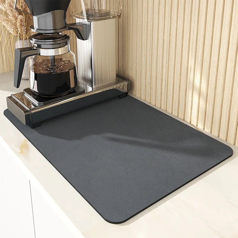 EarthDri – Quick-Dry Diatomite Draining Mat for Kitchen & Bar