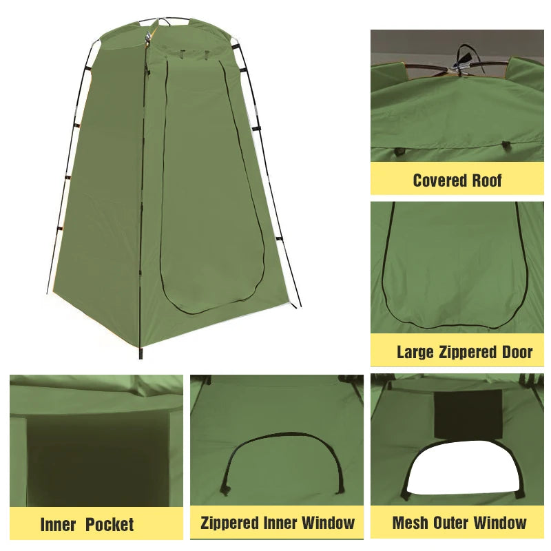 Pop-Up Privacy Tent – Portable Changing Room & Shower Shelter