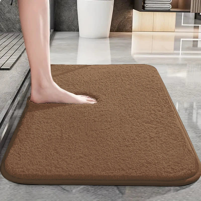 PillowTread – Ultra-Soft Absorbent Bath Mat with Non-Slip Backing