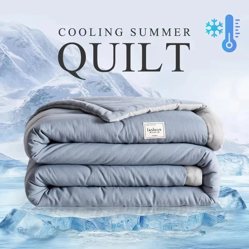 Cooling Summer Quilt – Soft, Breathable, Lightweight Comforter for Warm Nights