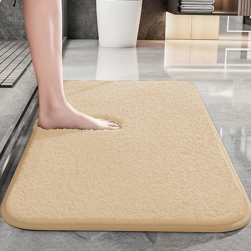 PillowTread – Ultra-Soft Absorbent Bath Mat with Non-Slip Backing
