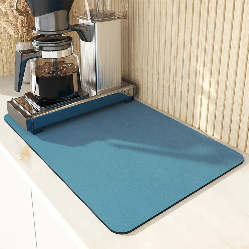 EarthDri – Quick-Dry Diatomite Draining Mat for Kitchen & Bar