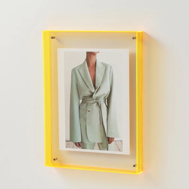 AcryView – Clear Acrylic Freestanding Photo Frame