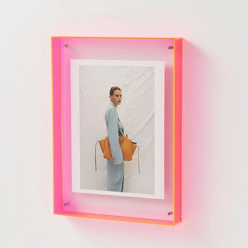 AcryView – Clear Acrylic Freestanding Photo Frame