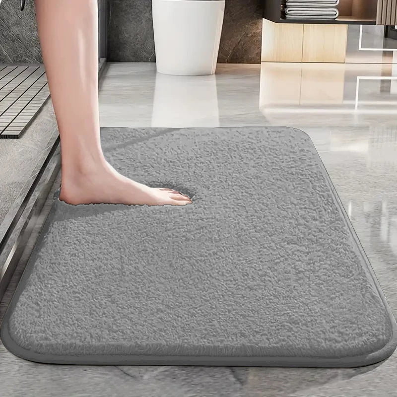 PillowTread – Ultra-Soft Absorbent Bath Mat with Non-Slip Backing