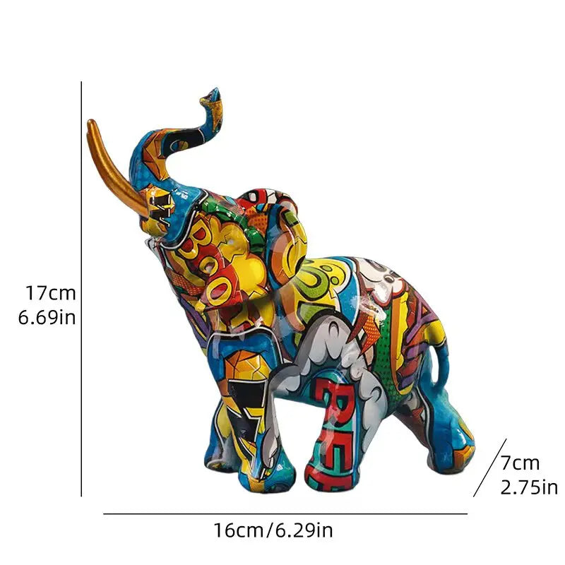 HueCast – Colourful Resin Elephant Sculpture for the Home