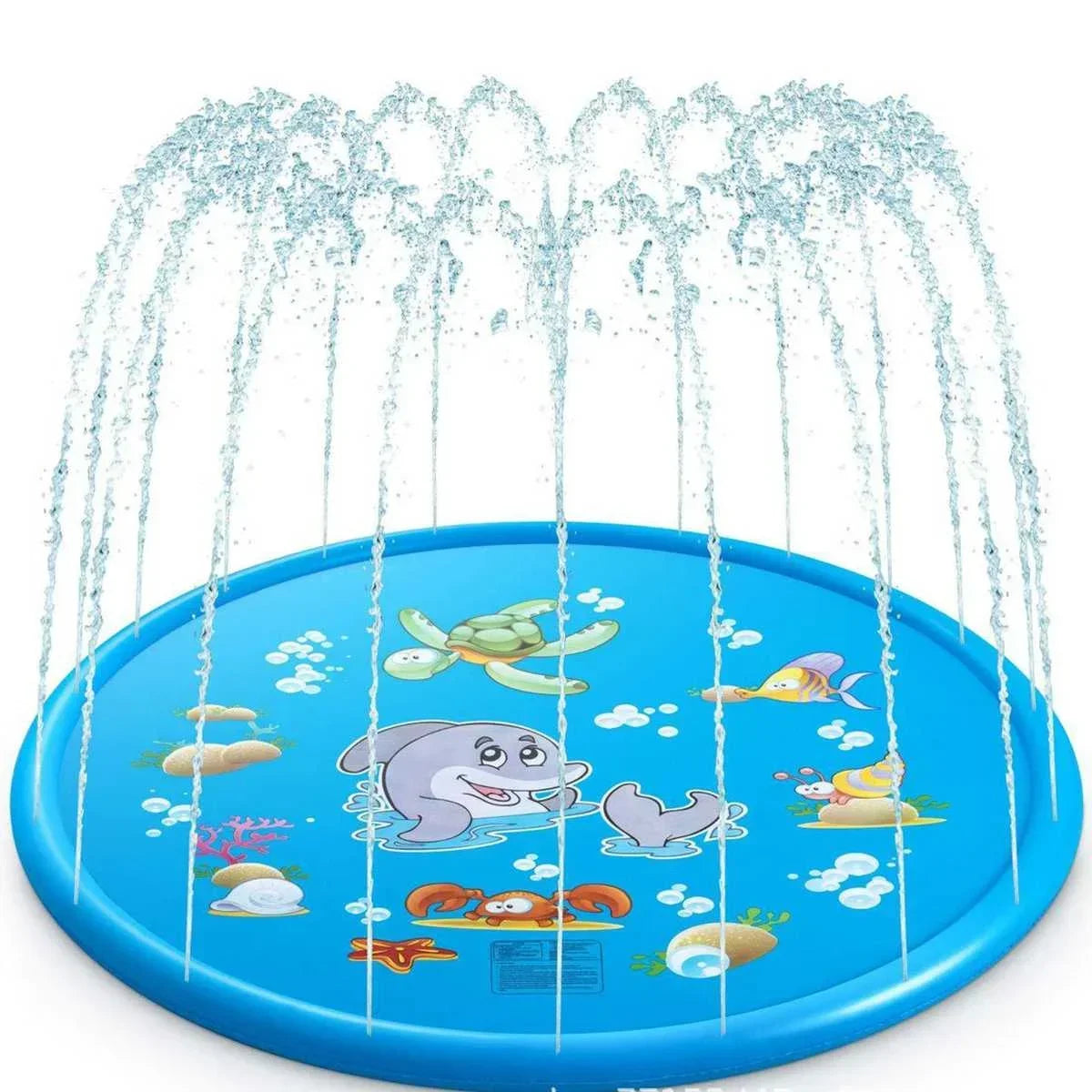 Round Splash Pad Sprinkler – Inflatable Water Play Pool for Kids