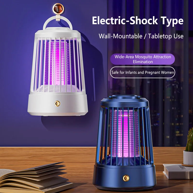 Electric Mosquito Killer Lamp – USB Rechargeable Bug Zapper for Home & Camping