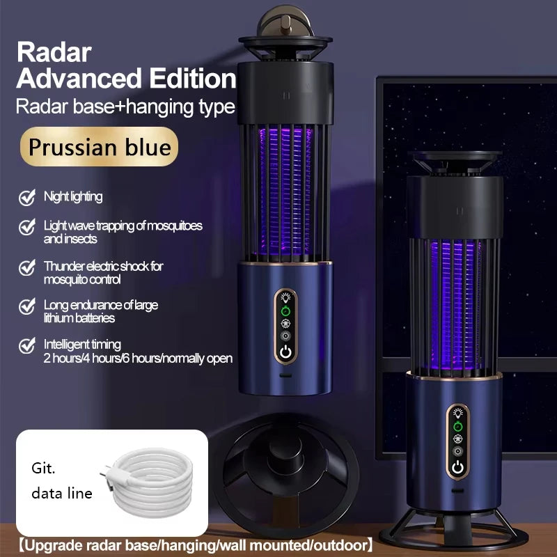 Mosquito Killer Camping Lantern – Insect Trap & Light, USB Rechargeable or Plug-In