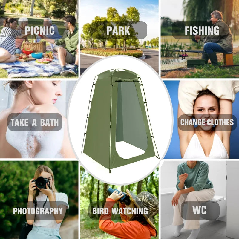 Pop-Up Privacy Tent – Portable Changing Room & Shower Shelter