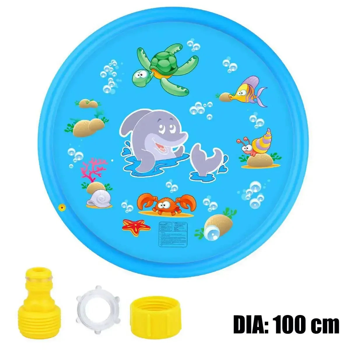 Round Splash Pad Sprinkler – Inflatable Water Play Pool for Kids