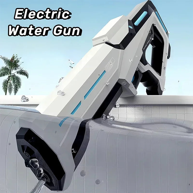 Automatic Electric Water Gun – Powerful Squirt Blaster with Suction Refill