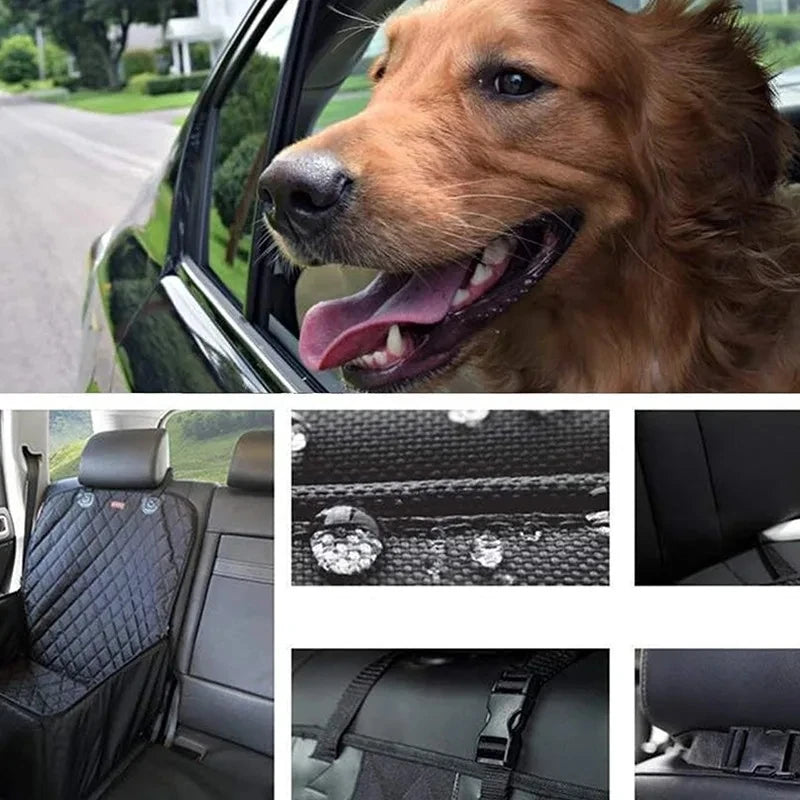 Waterproof Dog Car Hammock, Protects Back Seats