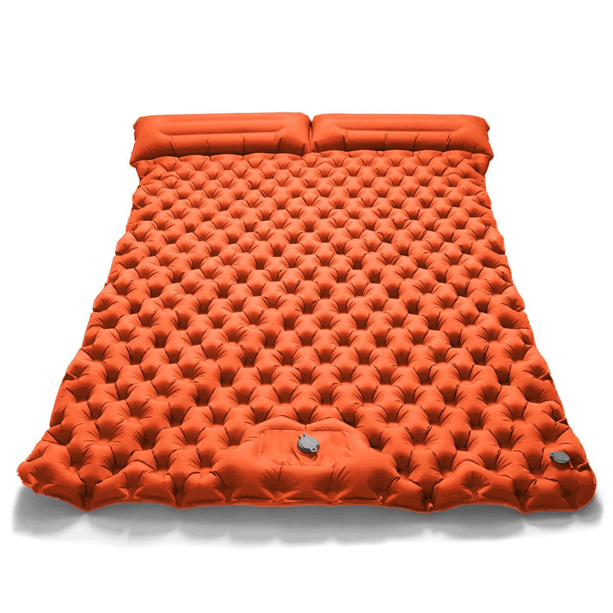 Self-Inflating Double Camping Mattress – Built-In Pump, TPU Nylon Sleeping Pad