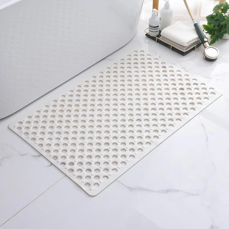 AquaStead – Non-Slip Suction Shower Mat with Drainage Holes