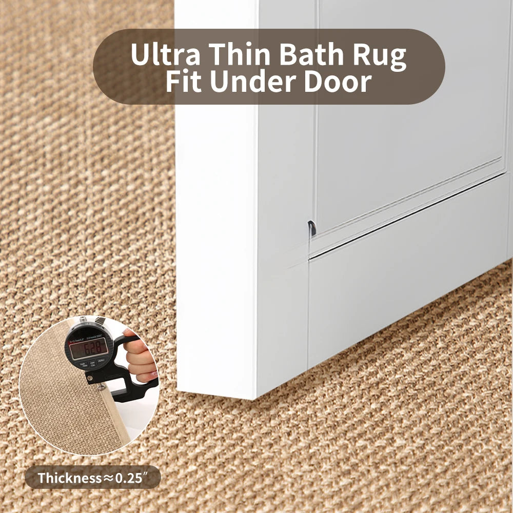 PillowTread – Soft Absorbent Bathroom Runner with Non-Slip Grip