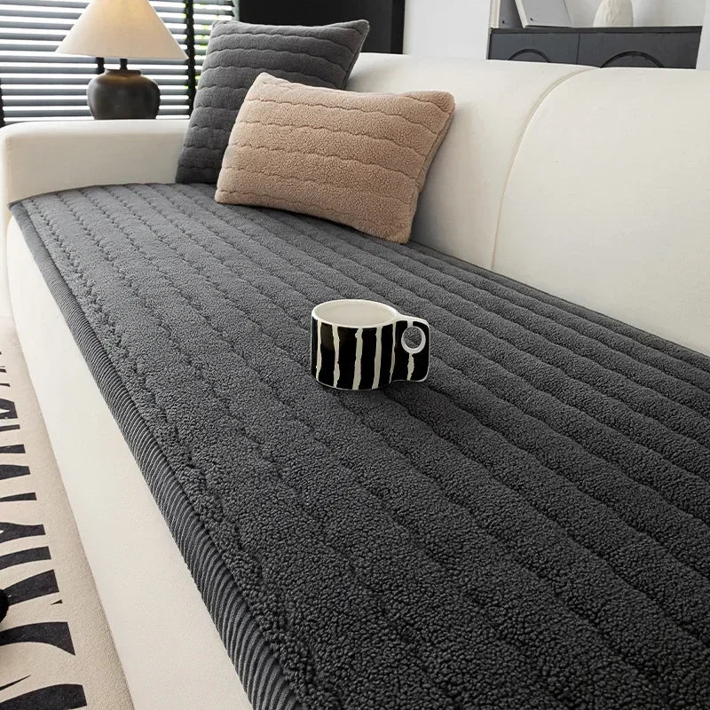 Berber Fleece Sofa Cover