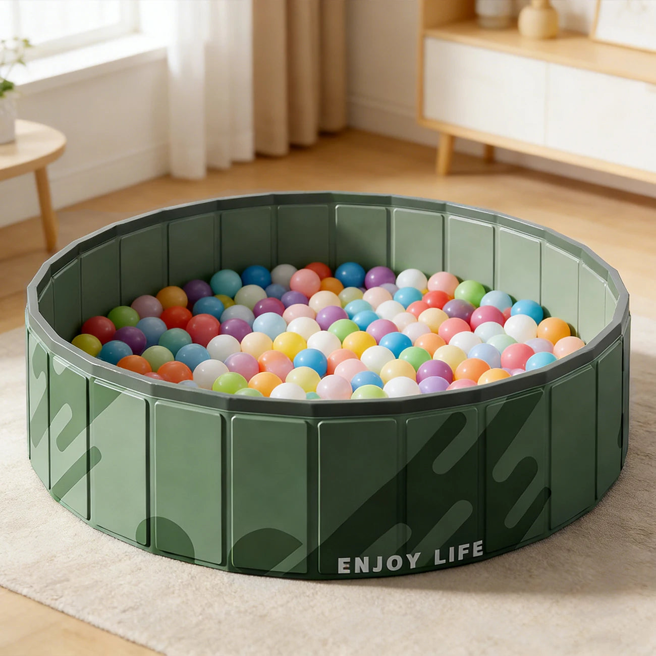 Foldable Ball Pit & Play Pool – Portable Paddling Pool for Kids & Pets